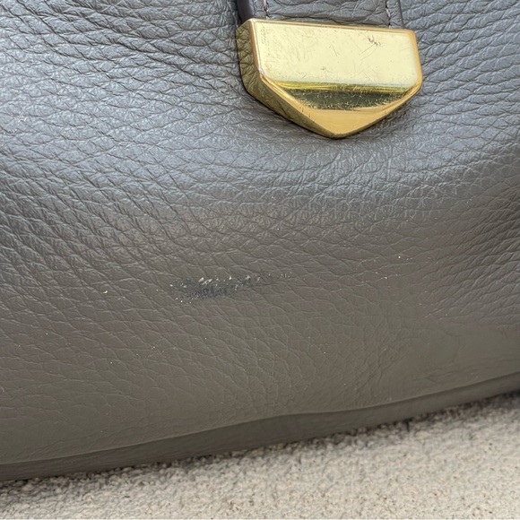 G.I.L.I. Leather Stirrup Hobo Bag with
Fringe in Dk Gray - Picture 14 of 16